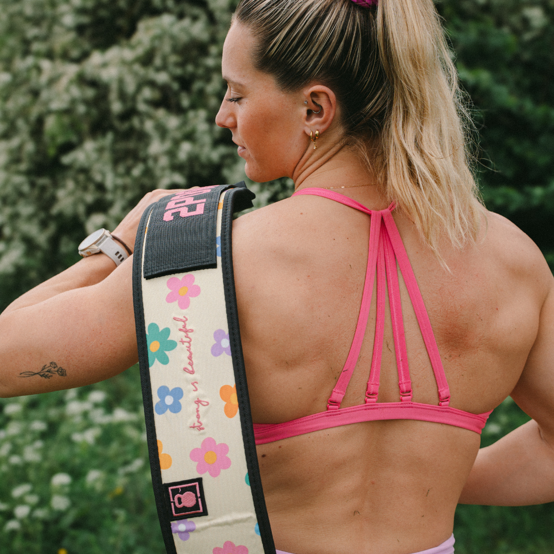 Strong Is Beautiful by Aimee Cringle 4" Weightlifting Belt