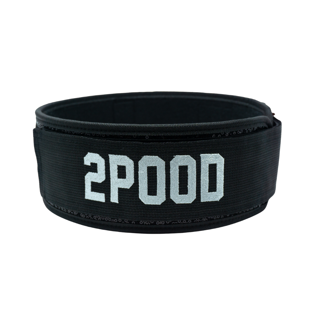 Black Magic (sparkle) 4" Weightlifting Belt - 2POOD