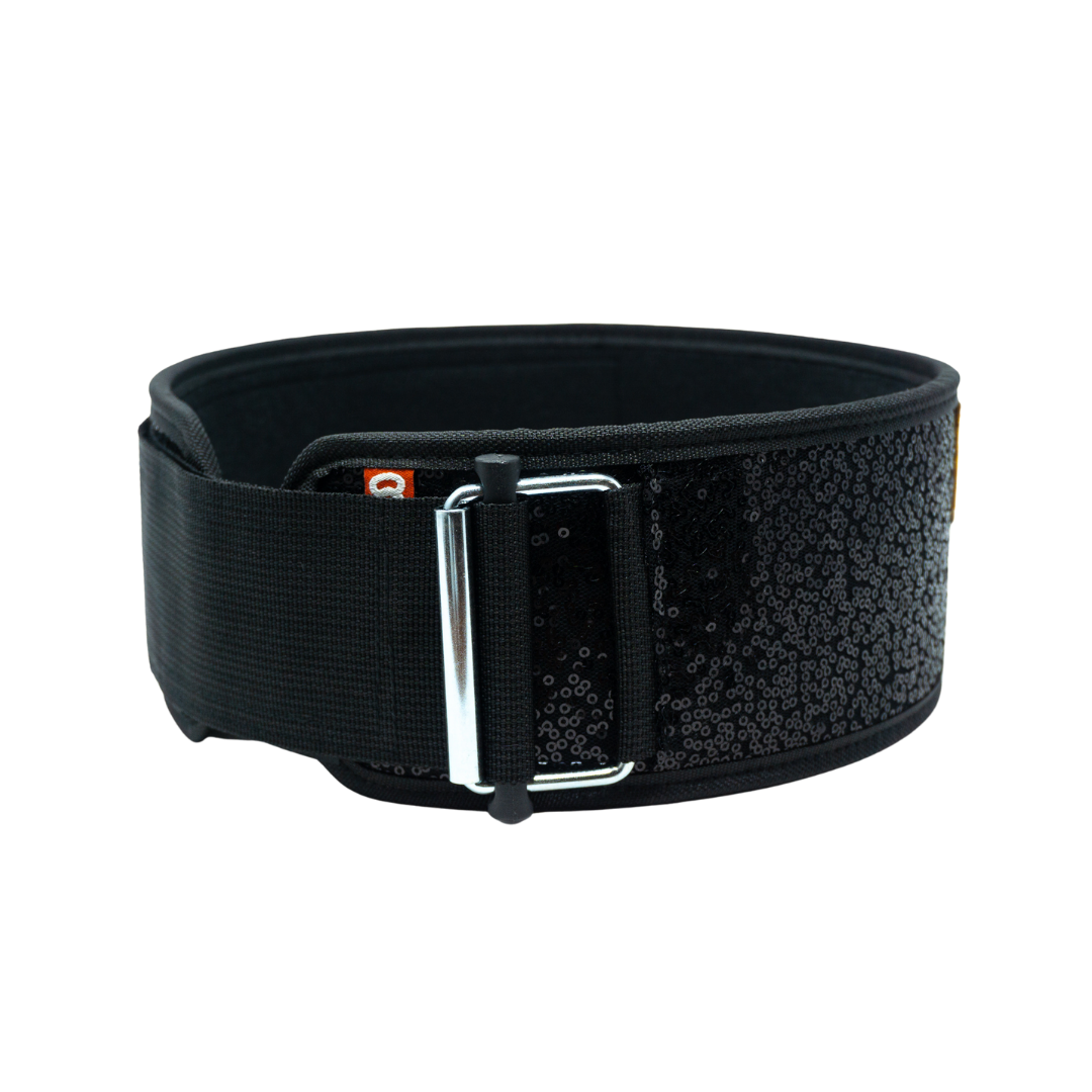Black Magic (sparkle) 4" Weightlifting Belt - 2POOD